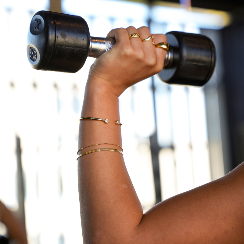 Double Crystals (gold)