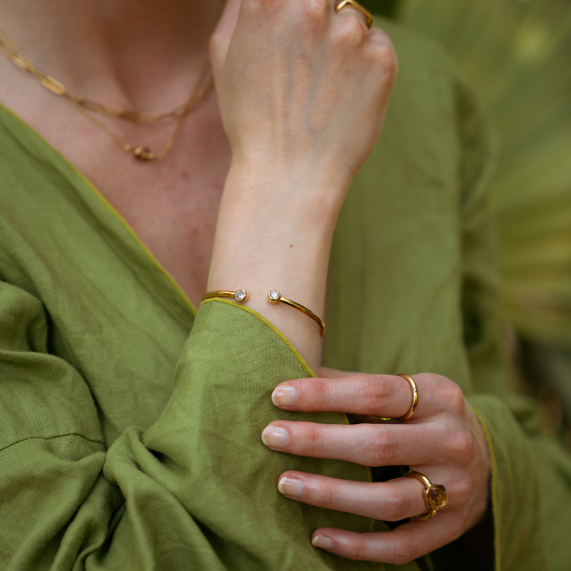 Double Crystals (gold)